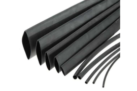 DRM-25.4-0 25.4 MM SİYAH DARALAN MAKARON/25.4 MM BLACK HEAT SHRINK TUBING 1"